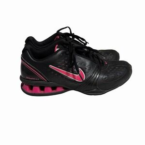 Nike Reax Rockstar Black Pink‎ Women's Athletic Walking Shoes Sneakers Size 7.5